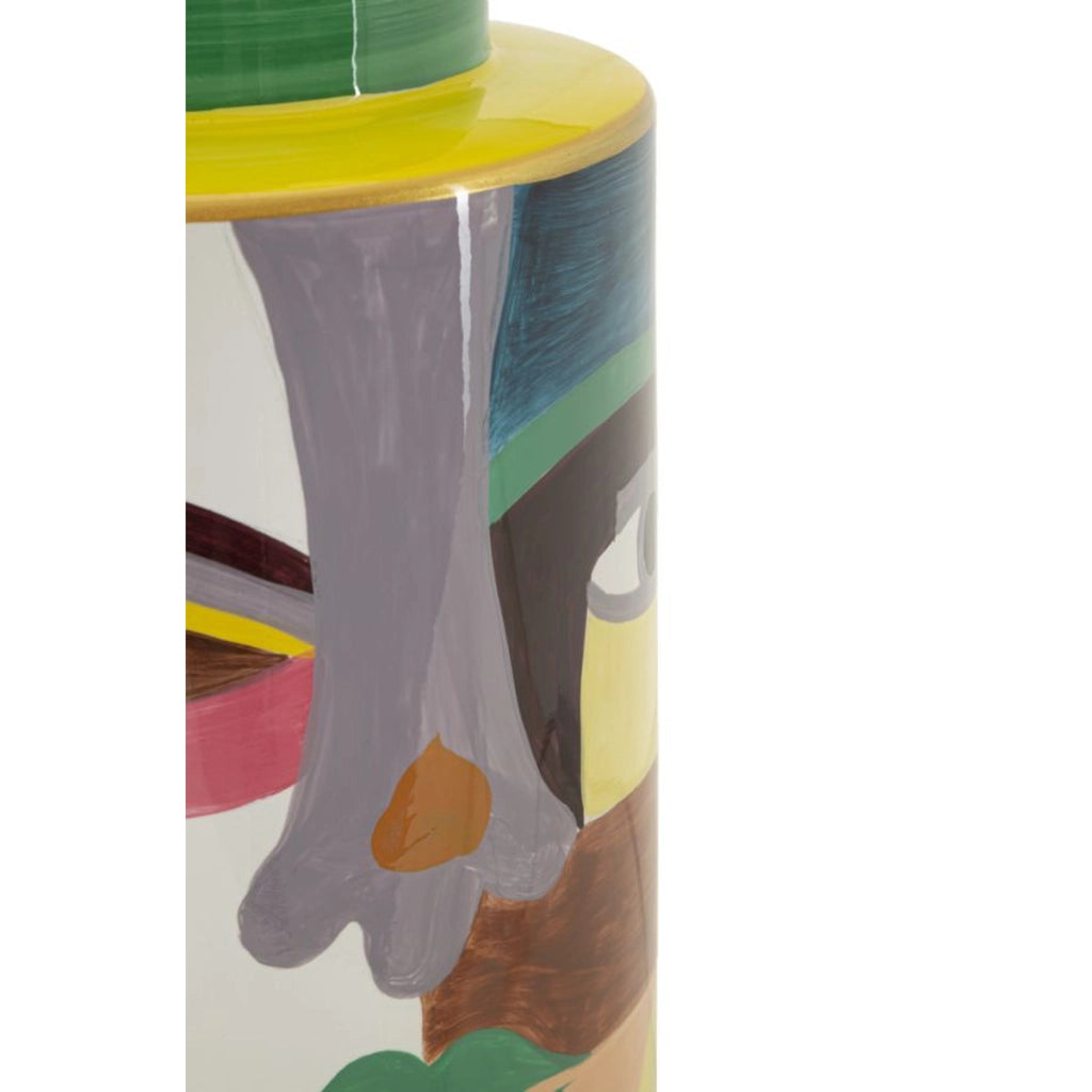 Lampada da Tavolo Astratto, Multicolore, Ceramica, 40x40x65 cm