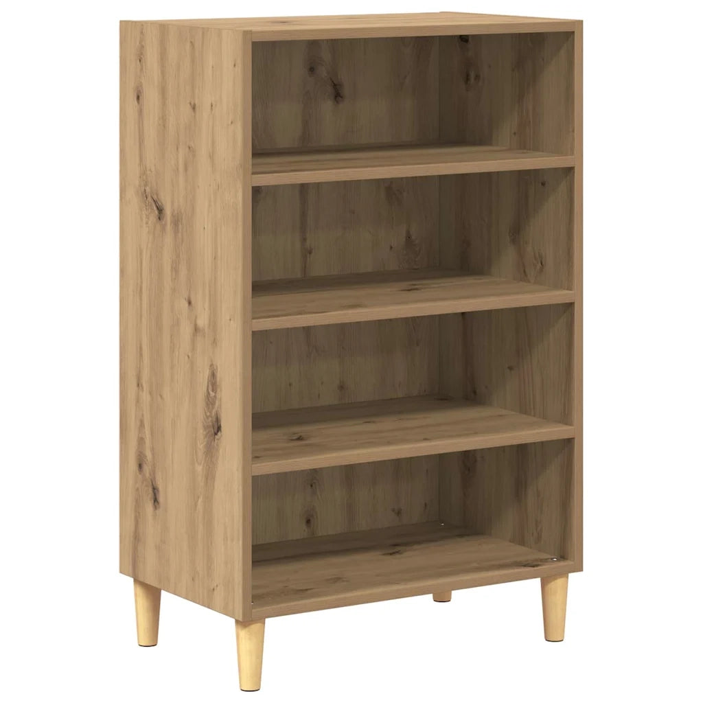 vidaXL Credenza rovere artigianale 57 x 35 x 89.5 cm Legno multistrato