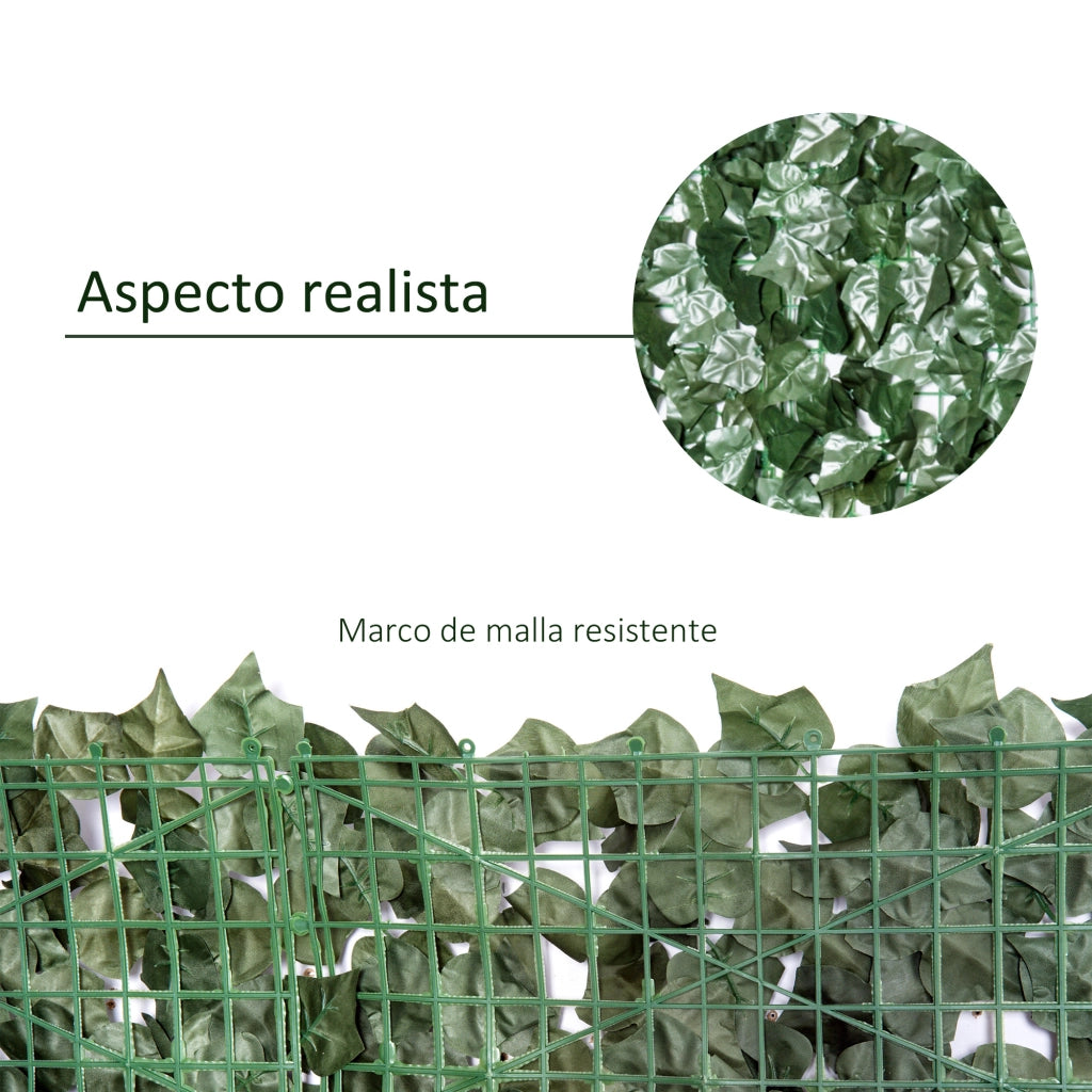 Pannello Siepe Artificiale ¨C Zephmum ¨C Verde 300x150 cm