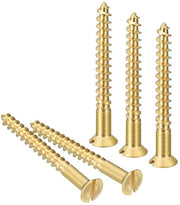 Viti a tappo nascosto per legno da 10 pezzi M6 x 60 mm, con guida a sezione rettangolare, per mobili in legno con finitura marrone.