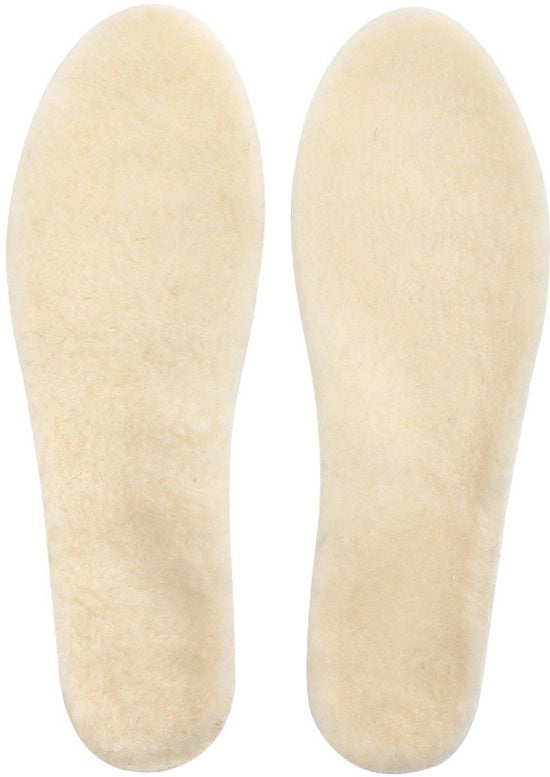 Inlegzoli per donna in pelle di pecora, con imbottitura di lana di alta qualità, confortevoli e soffici, 1 pezzo, misura 41-42/270 mm