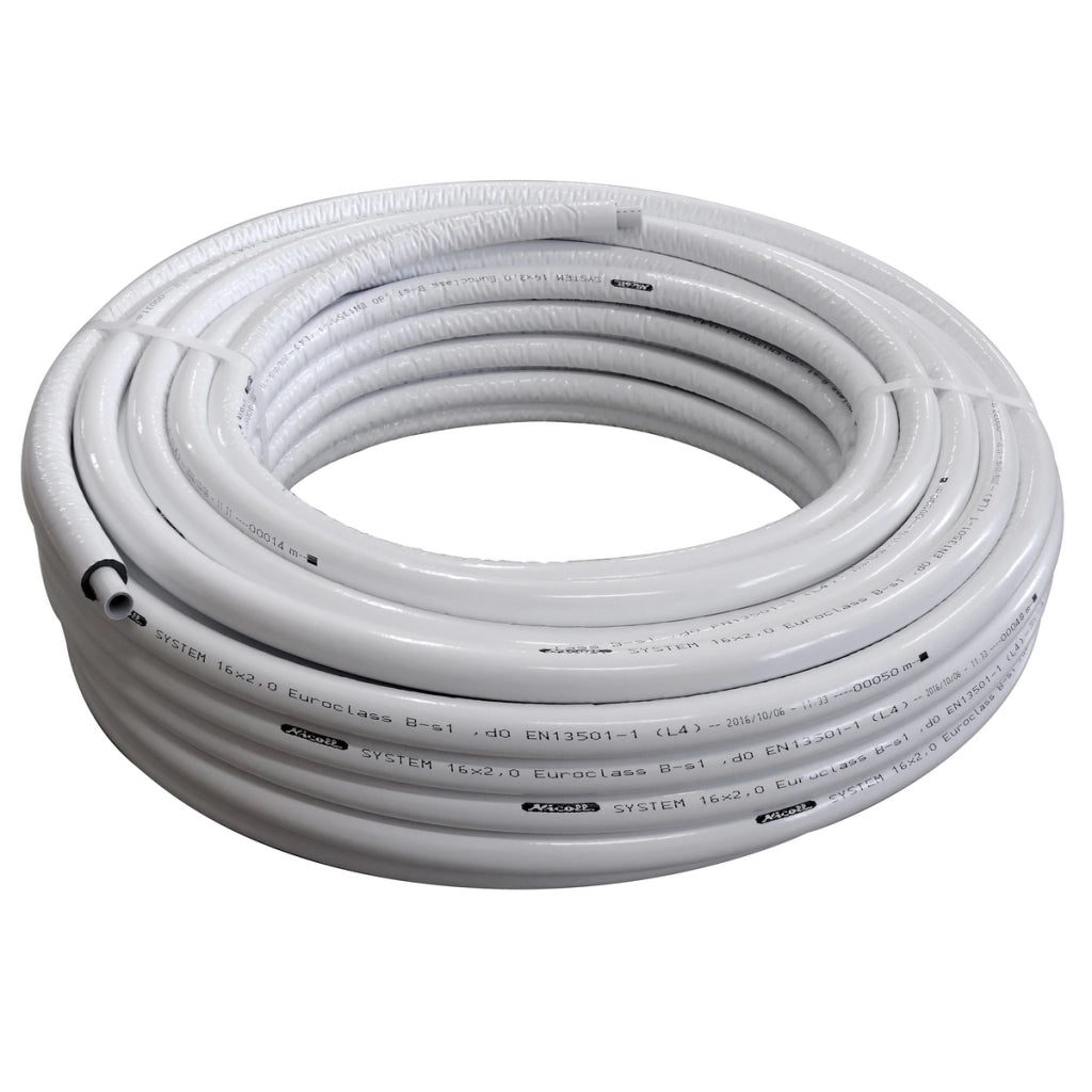 TUBO MULTISTRATO NICOLL SYSTEM COIBENTATO 6MM- 16 x 2- NICOL- metri 50