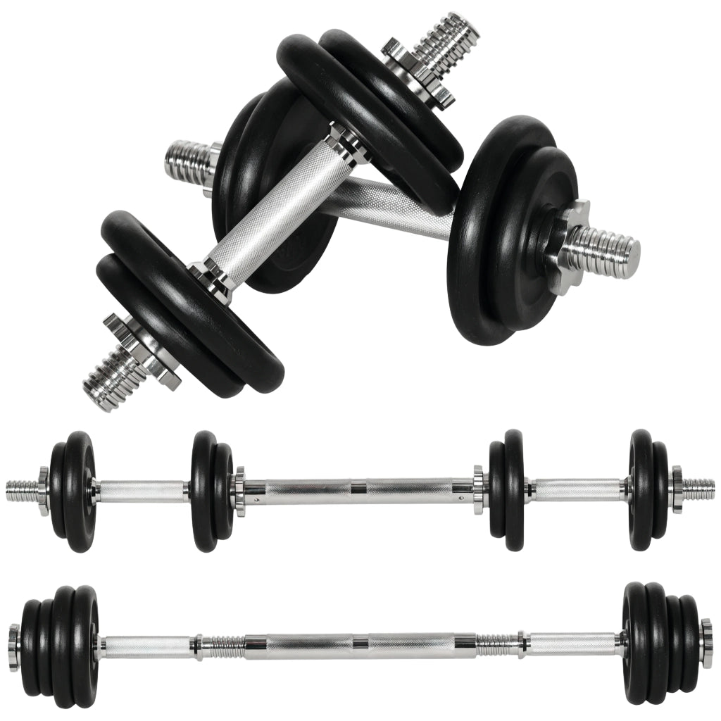 Set di manubri bilanciere 20 kg ¨C zephmum ¨C 95x16x16 cm