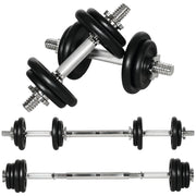 Set di manubri bilanciere 20 kg ¨C zephmum ¨C 95x16x16 cm