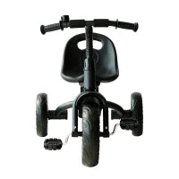 Triciclo per Bimbo con Campanello, Parafango, Ruota Speciale, Nero, 79x50.5x58cm