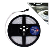 STRISCIA LED SMD 2835 DA 5 METRI LUCE FREDDA 6500K PER USO ESTERNO - ALTA LUMINOSITA' E FLESSIBILITA' PER OGNI ESIGENZA