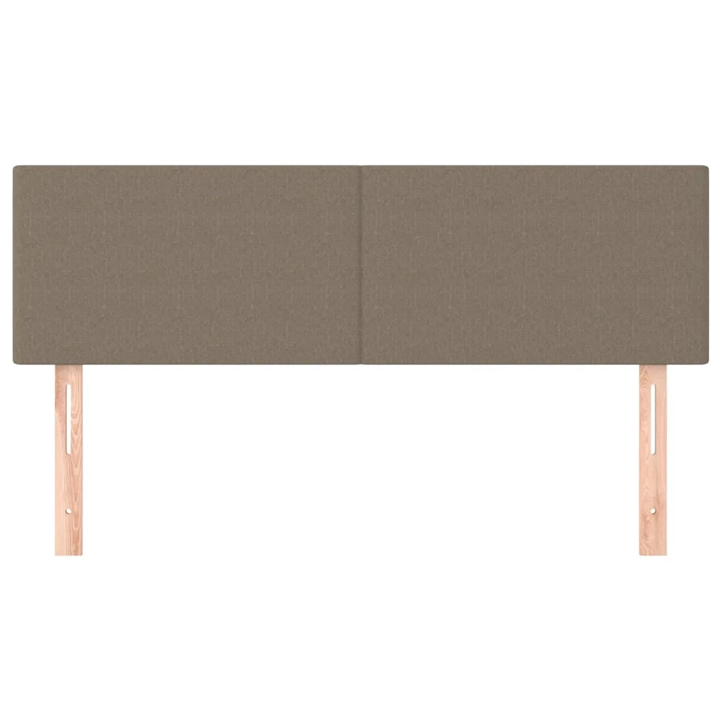 Testiera Tortora 144x5x78/88 cm in Tessuto 345788