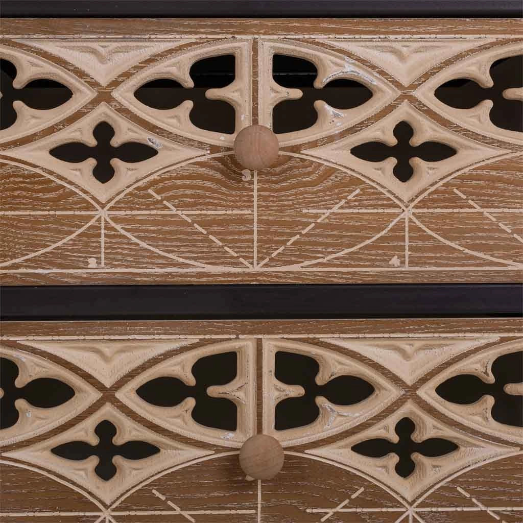 Credenza in legno marrone 120x35x54h