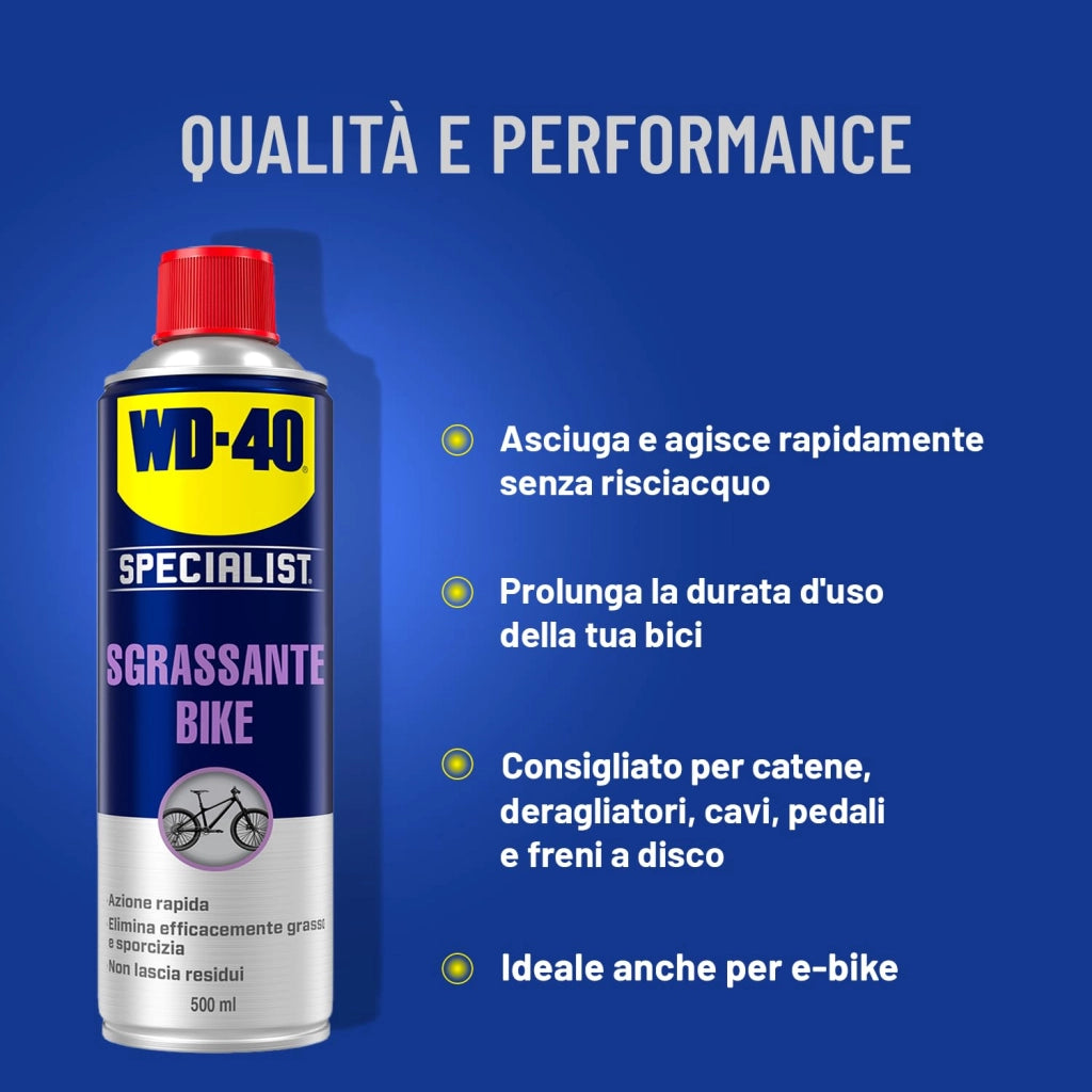 SGRASSANTE INGRANAGGI PER BICI 'WD-40' 500 ml - WD-40