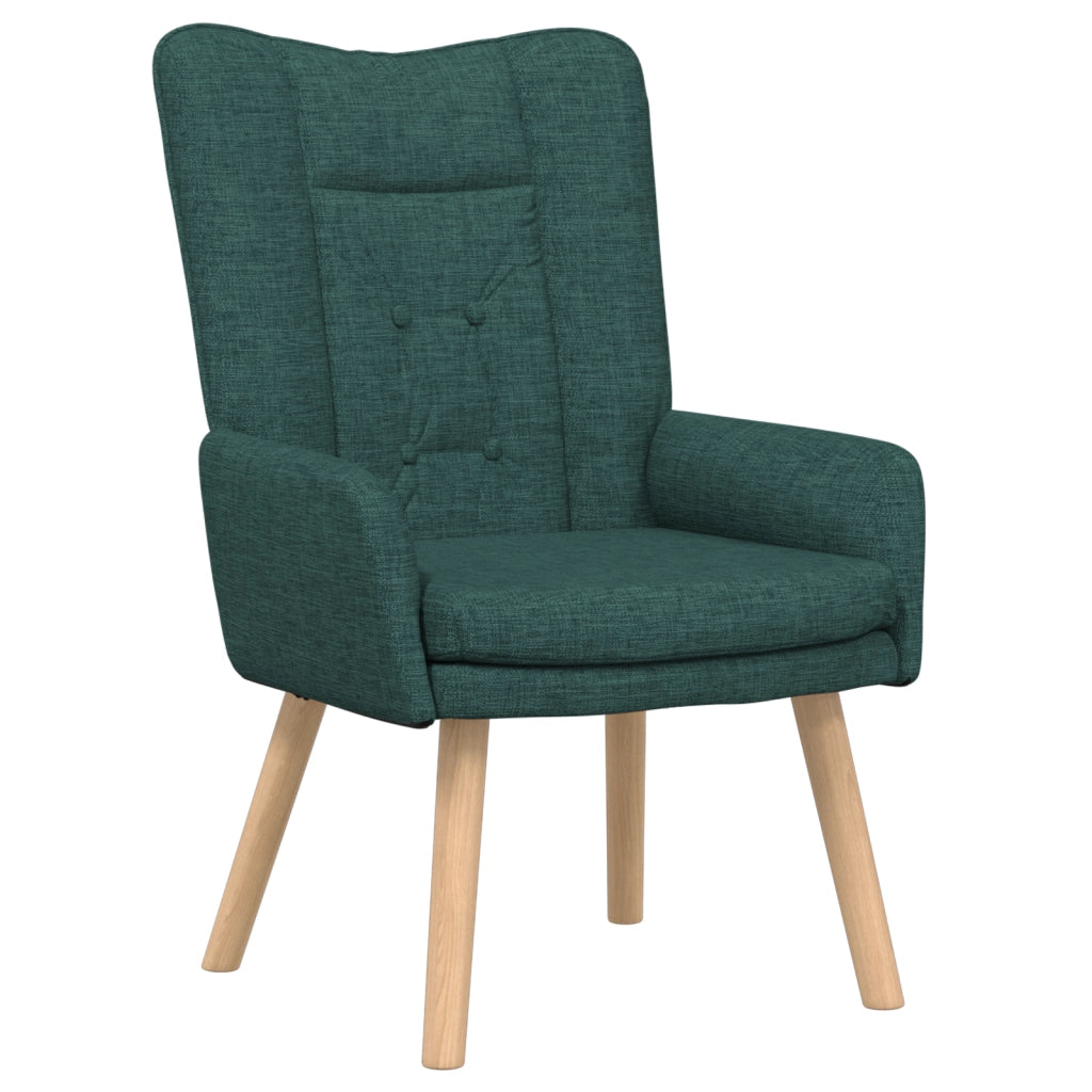 Sedia Rilassante  Verde Scuro in Tessuto