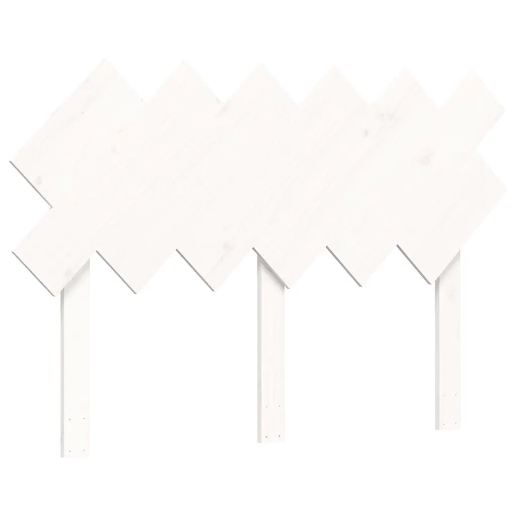 Giroletto con Testiera Bianco Double in Legno Massello 3193702