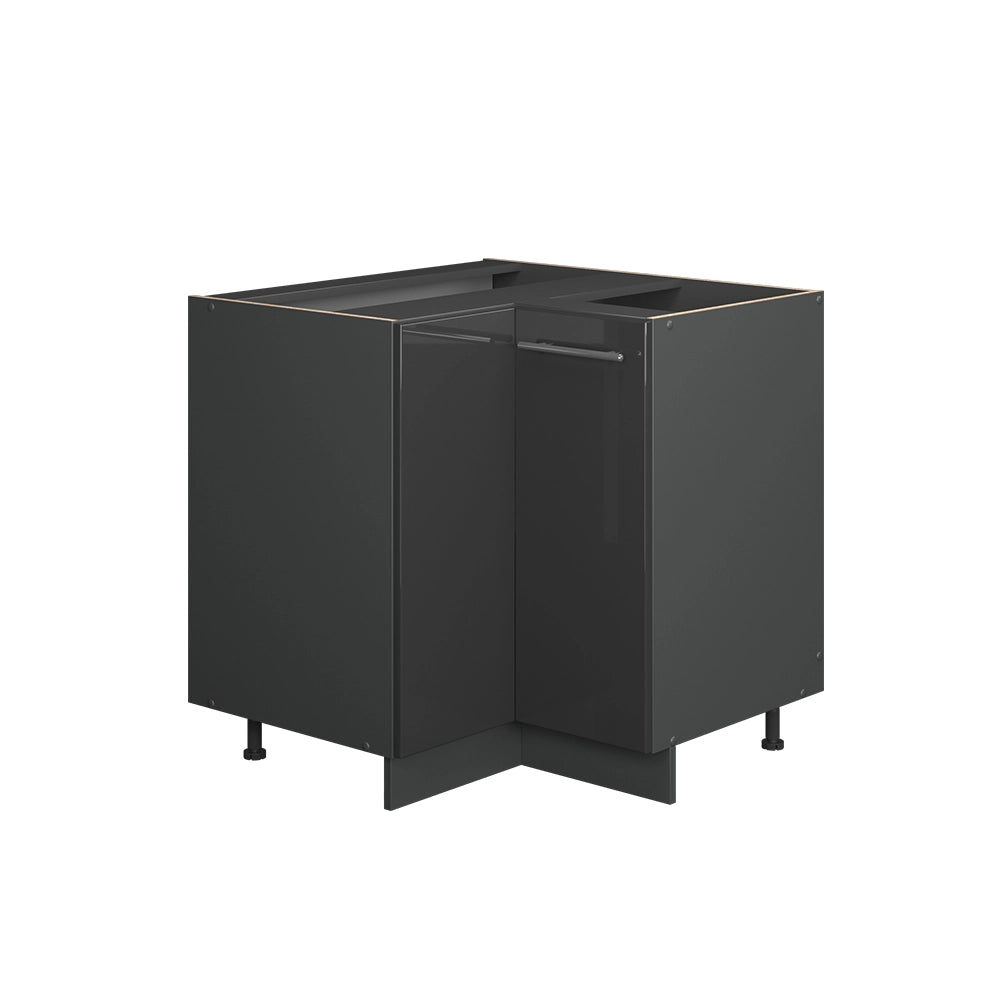 Vicco Mobile ad angolo cucina Antracite lucido 80.5 cm , PL Rovere