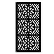 PROVENZA - Pannello in PVC traforato - Parasole Colore: nero, Misura: 98x198 cm