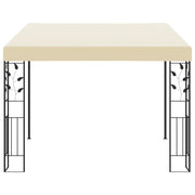 Gazebo a Parete 3x3x2,5 m Crema 47997
