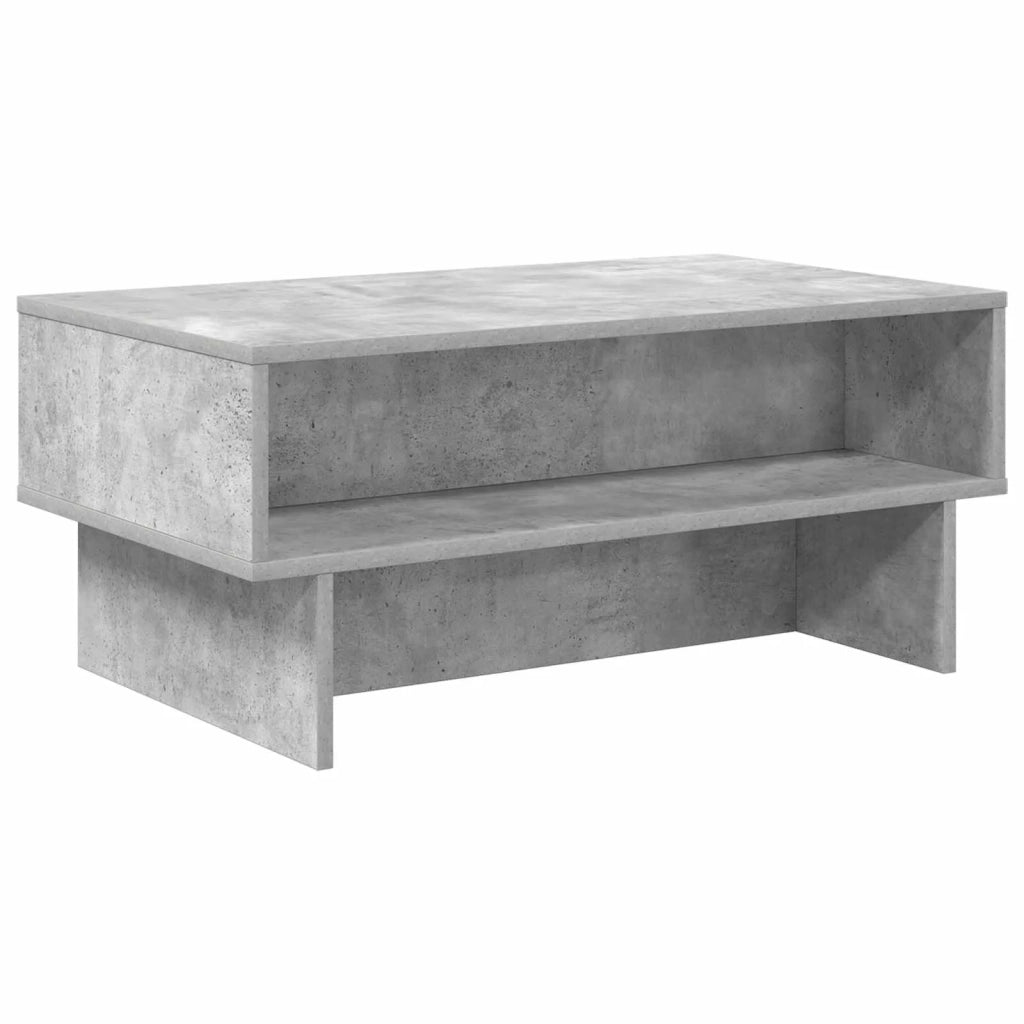 Tavolino da salotto Grigio cemento 80 x 46 x 35 cm 8000223