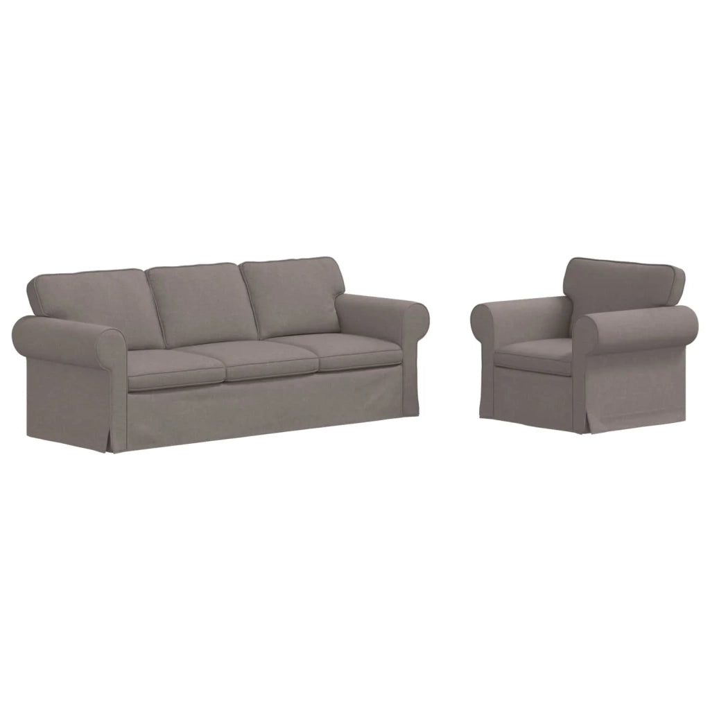 Set di divani 2 pcs Talpa 215 x 82 x 80 cm Tessuto