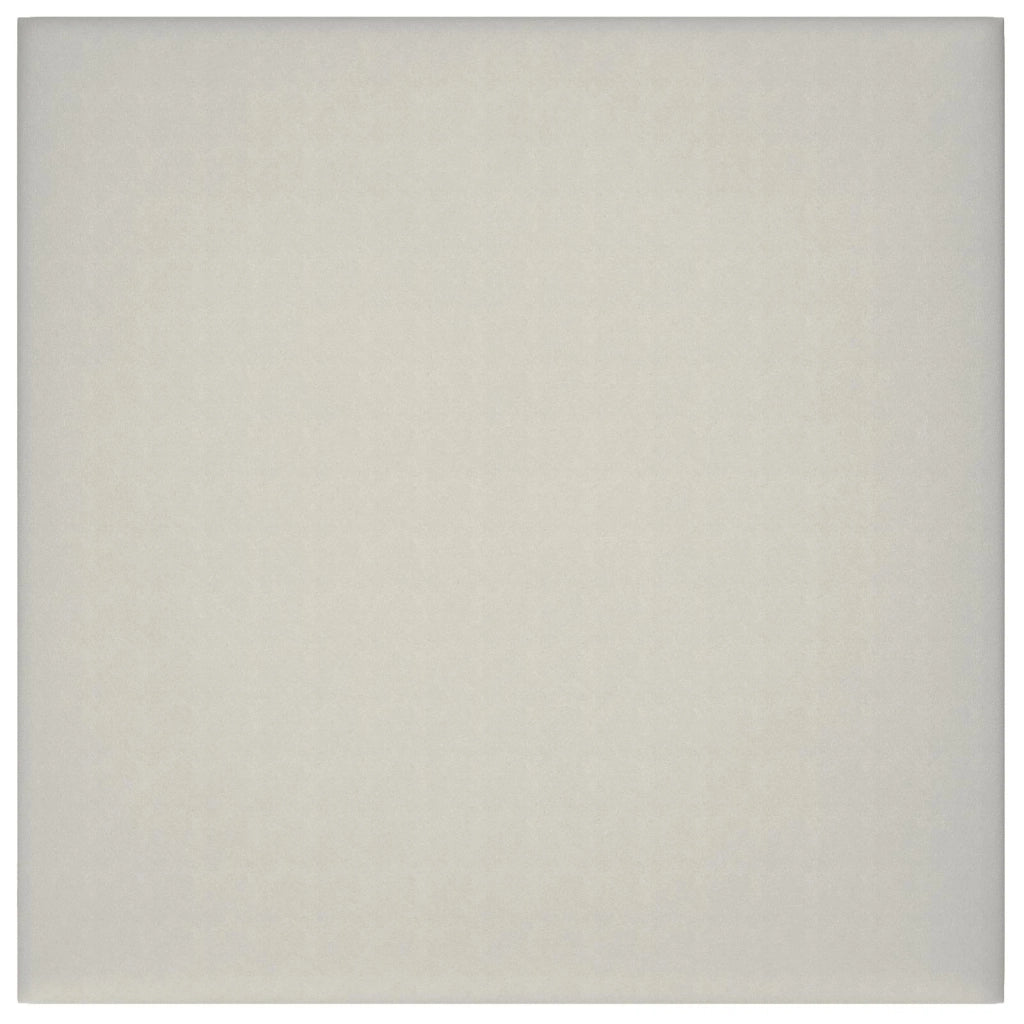Testiera da Parete 12 pcs Crema 30 x 30 cm Velluto 4008332