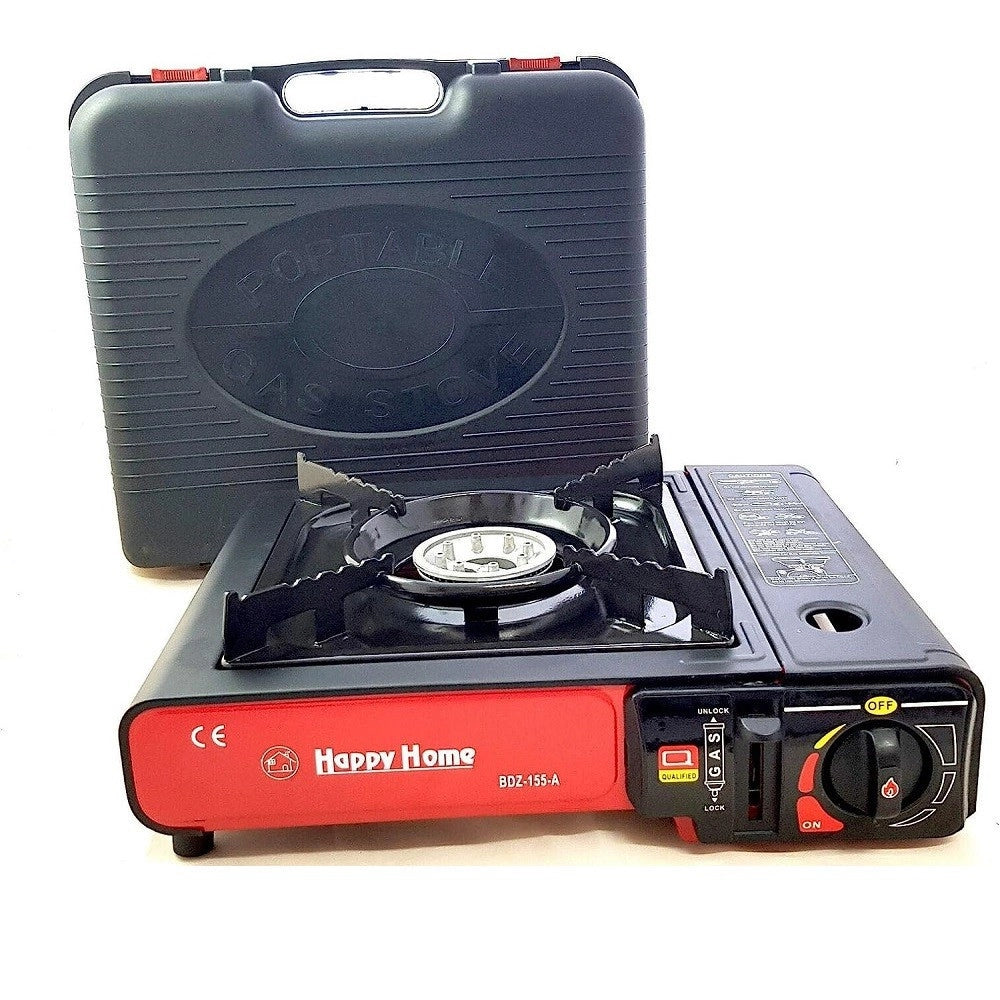 Trade Shop - Fornello A Gas Singolo Portatile Con Custodia Bdz-155-a Per Campeggio Hot Pot -