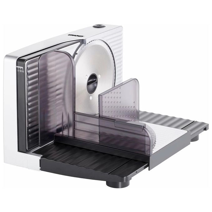 Unold 78866 affettatrice Elettrico 100 W Nero, Argento Plastica, Acciaio inox
