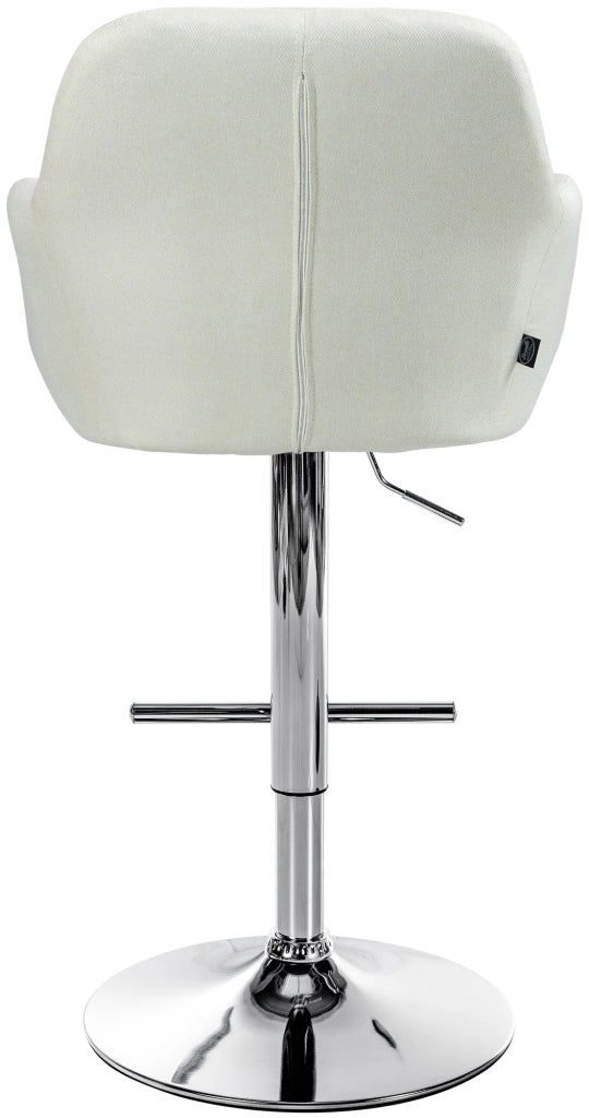 Barhocker Natoma Stoff chrom