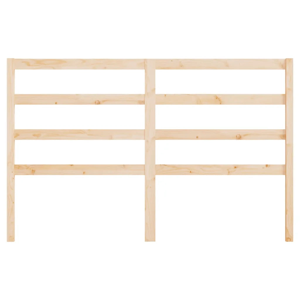 Testiera per Letto 141x4x100 cm in Legno Massello di Pino