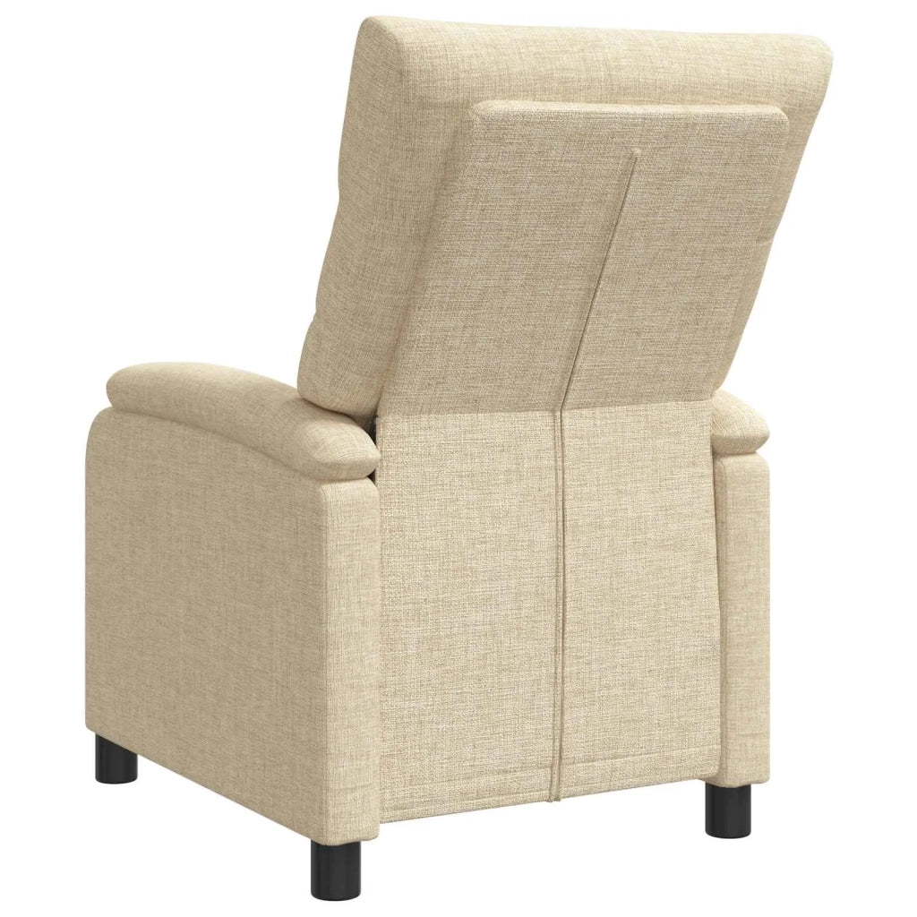 Divano Sedia-Poltrona reclinabile Crema Tessuto 122000