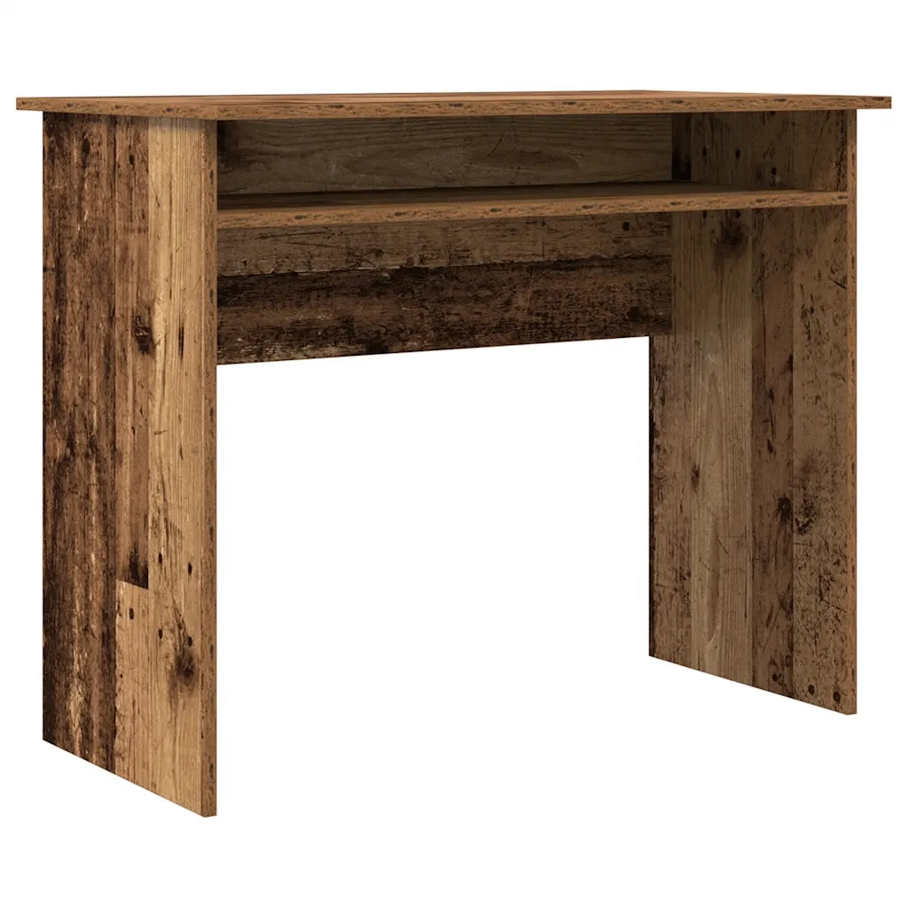 Scrivania Legno Antico 90x50x74 cm in Legno Multistrato 855976