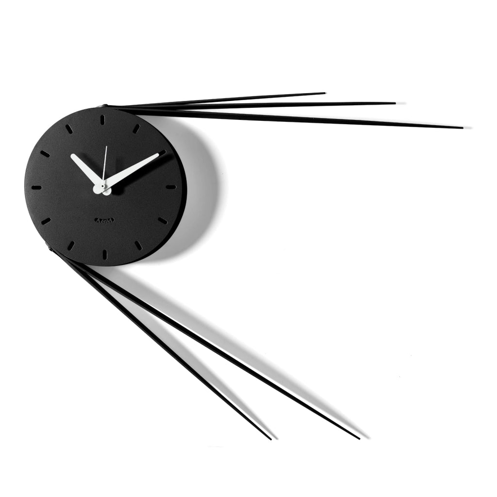Orologio da parete di design Traslo Nero