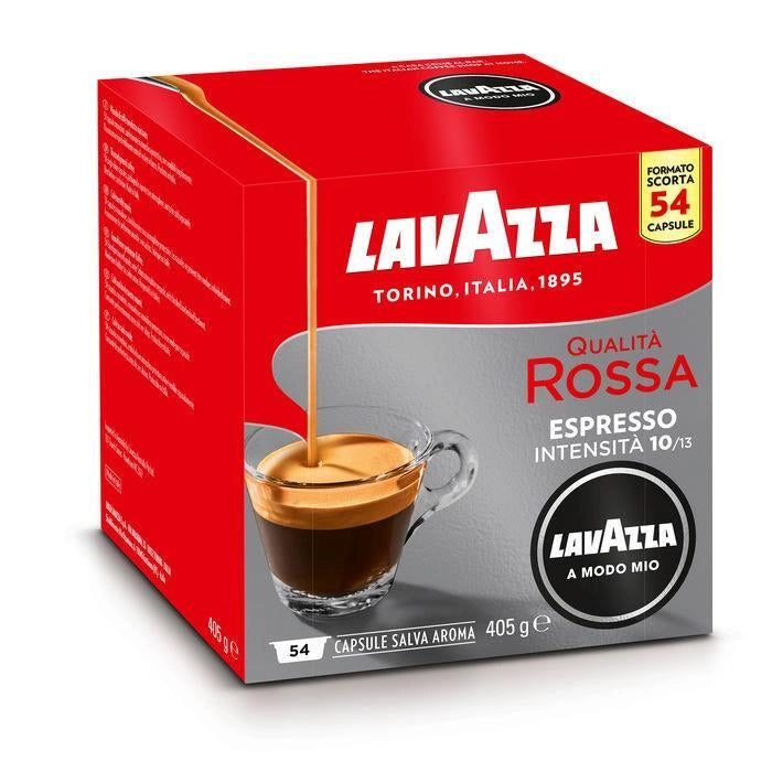 Lavazza Qualità Rossa 54 pz Capsule originali caffè per macchine da caffe a Modo Mio