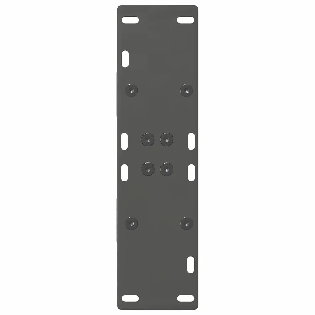 Gambe per tavolo da pranzo a forma di A 2 pz Antracite 60x(72-73) cm Acciaio