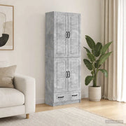 Set di armadi 2 pcs Grigio Cemento Legno ingegnerizzato 3416937