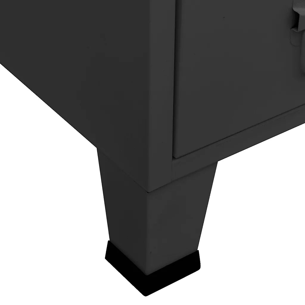 Armadio Industriale Antracite 67x35x107 cm in Acciaio 339612