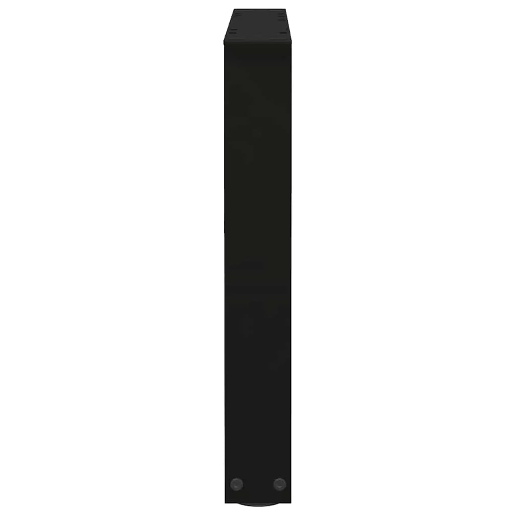 Set di 2 gambe per tavolino da caffè a forma di V 60 x 42-43,3 cm design moderno stabili acciaio nero 02_0056920