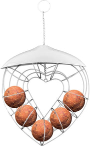 Casa per uccelli, Contenitore per uccelli appeso, Casa per uccelli con zona di alimentazione, Contenitore per uccelli appeso con zona di alimentazione