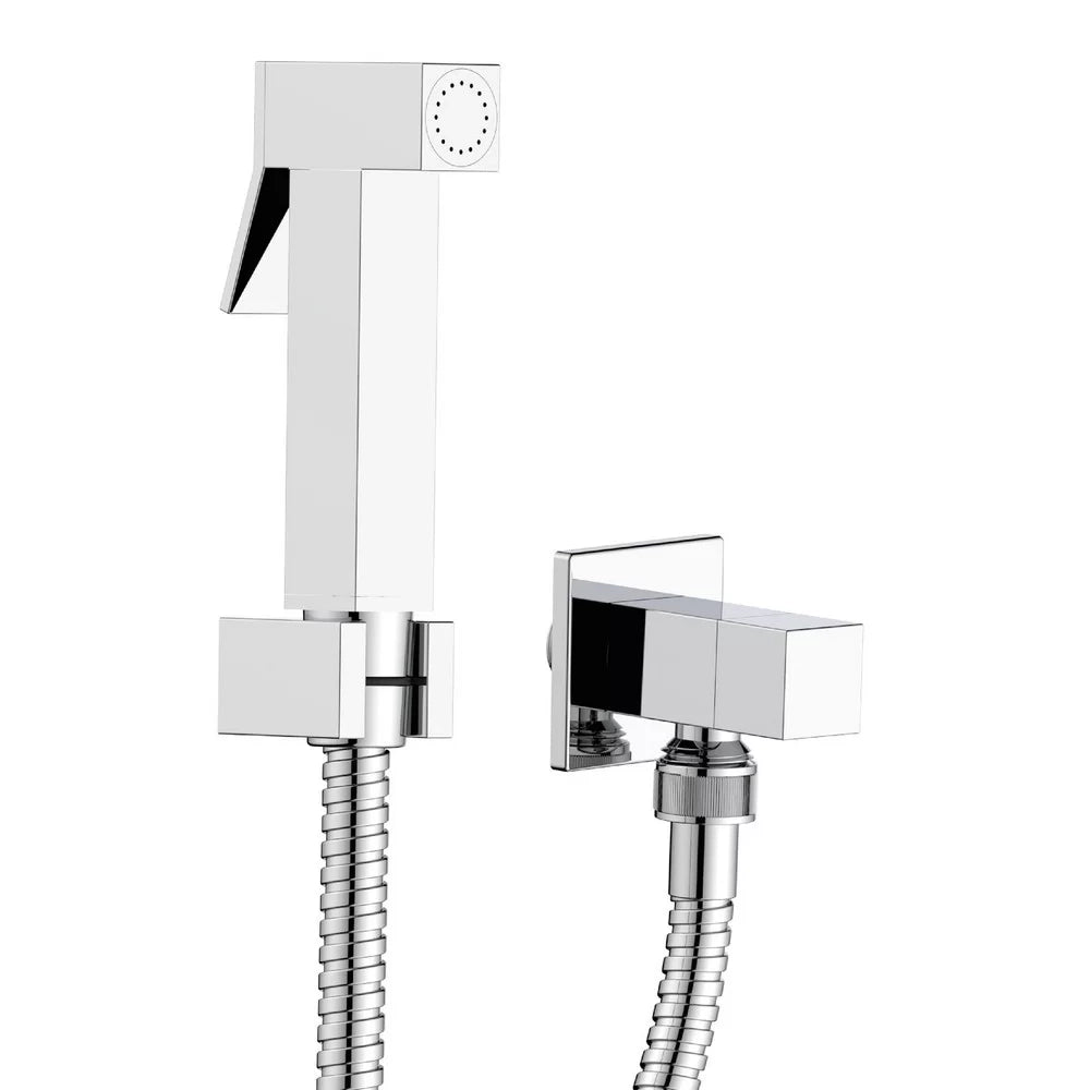 Duplex idroscopino quadro flex 150 cm con supporto e rubinetto
