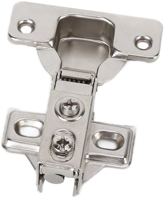 Charniere a gomito 90-105° - Cuppa 35mm - Charniere a doppio asse - 95x65mm - Incluso set di viti