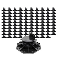 Set 100 supporti per pavimenti galleggianti, Altezza regolabile 33-64mm Max 2700 kg, Piedini Decking