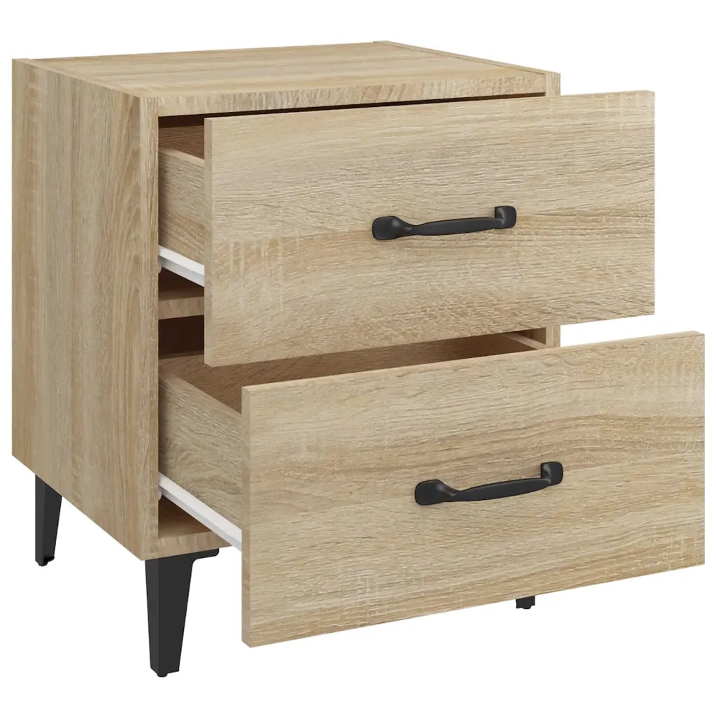 Comodino | Armadio da Notte | Mobiletto da notte Rovere Sonoma 40x35x47,5 cm