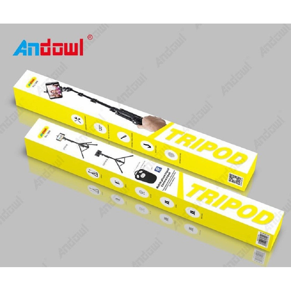Trade Shop - Treppiede Selfie Stick Con Controller Bluetooth Senza Fili Rimovibile Q-l1388 -