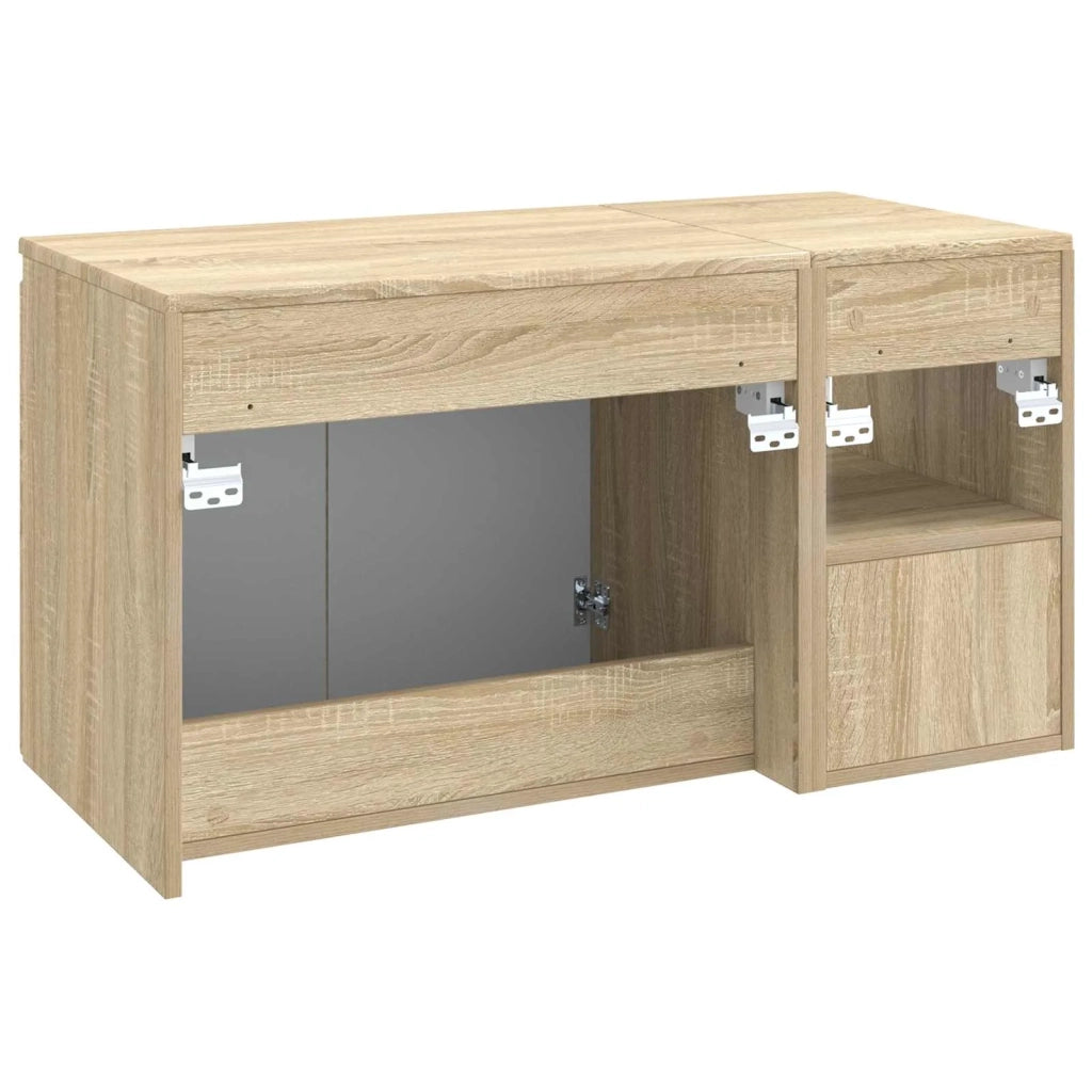 Set di mobili per il bagno 2 pz Rovere Sonoma 3404116