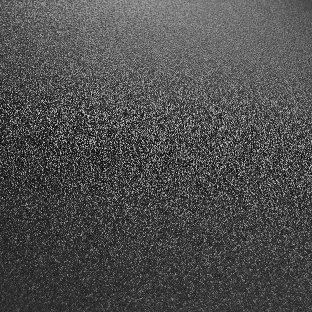 Scrivania con piano in MDF nero, gambe e struttura in ferro verniciato a polvere, per ufficio domestico, stile industriale moderno