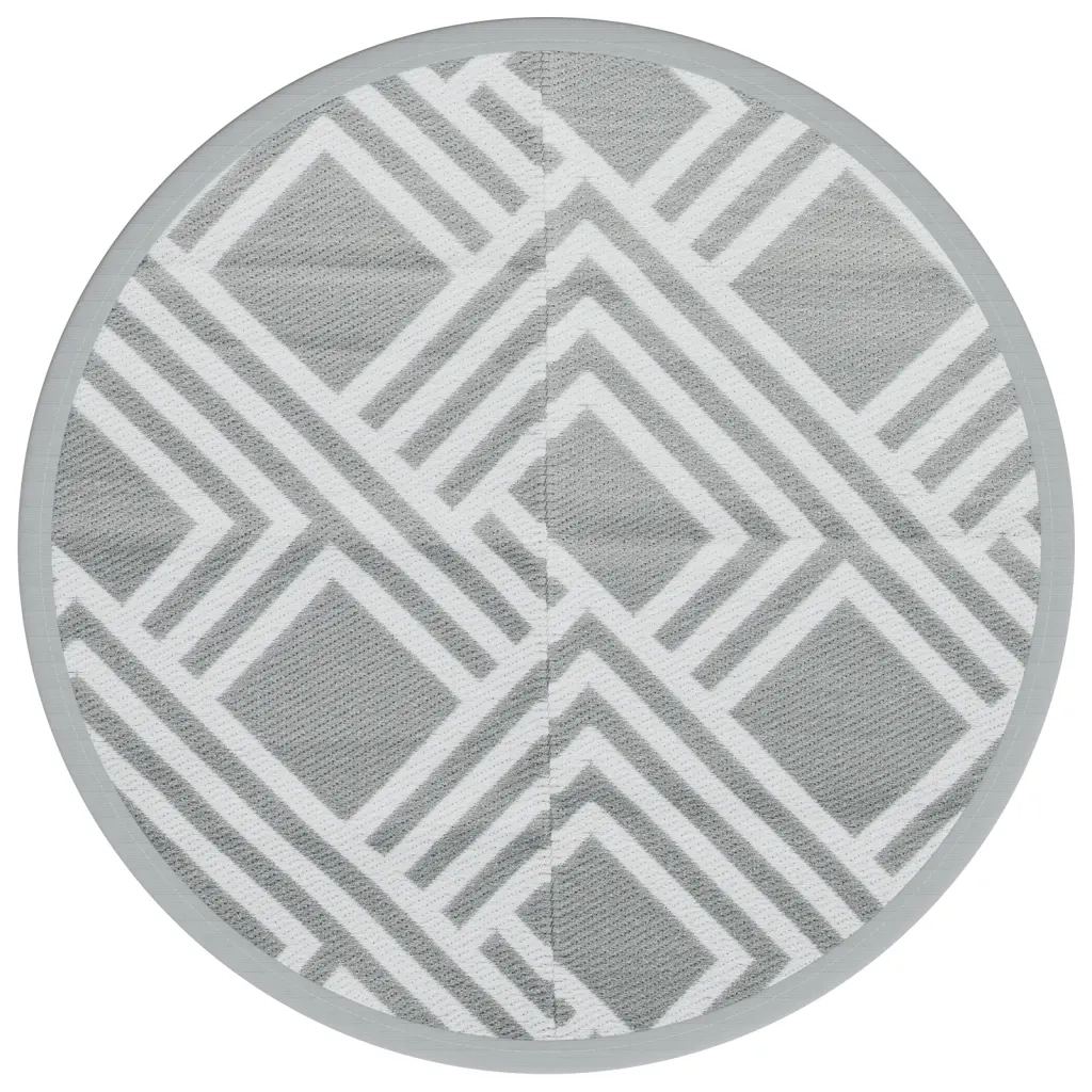Tappeto da Esterno ARAKIL Grigio ?160 cm in PP CFW5783681