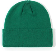 Muti per bambini invernali - cappello per neonati maschi e femmine - cappelli in lana caldi per bambini - cappelli per bambini all'aperto - adatto per 0-2 anni - verde scuro - 17,8*15cm