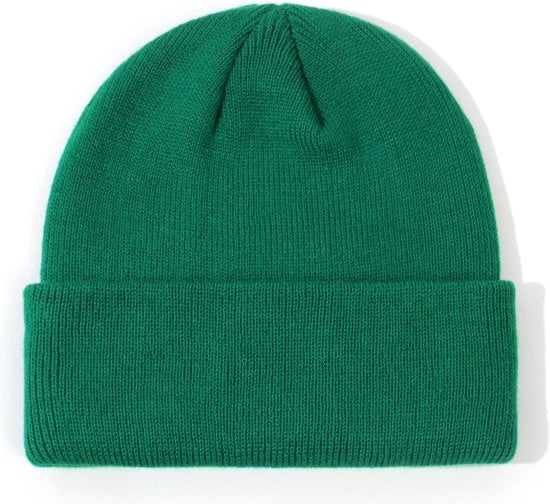 Muti per bambini invernali - cappello per neonati maschi e femmine - cappelli in lana caldi per bambini - cappelli per bambini all'aperto - adatto per 0-2 anni - verde scuro - 17,8*15cm