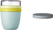 Lunchbox a Scelta - trasforma la tua lunchbox in snackbox - contenitore per cereali pratica - adatto per congelatore, forno a microonde e lavastoviglie - Limited Edition Lemon Vibe