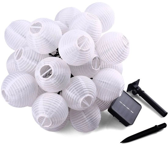 Illuminazione Esterna a LED per Feste con 30 Lampade da 6m con 2 Modalità