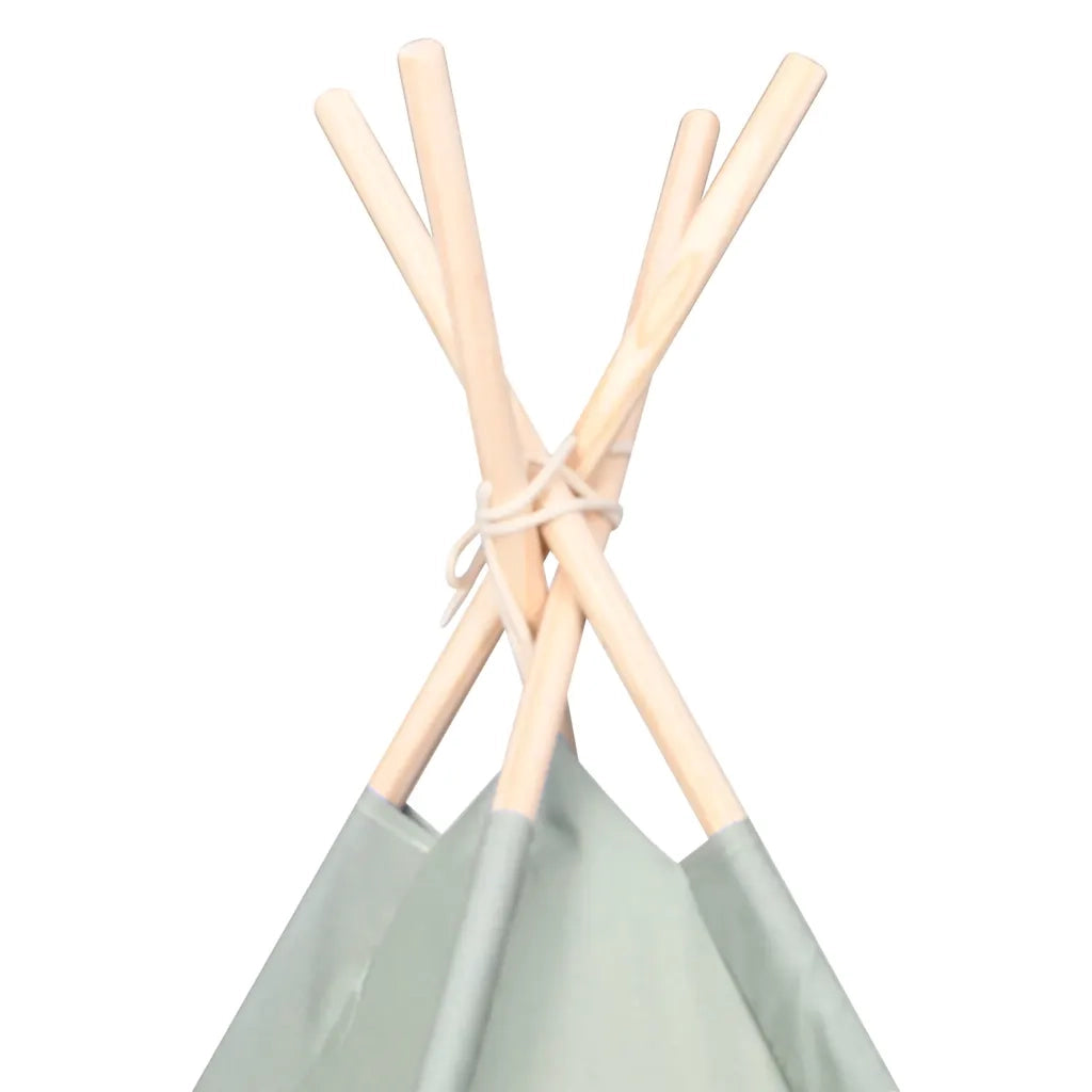 Tenda per bambini Rigato Grigio e Bianco 120 x 120 x 150 cm
