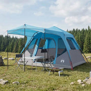 Tenda Familiare Blu 305 x 275 x 190 cm Poliestere e Acciaio 42028708