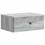 Mobiletto da notte a muro Grigio Sonoma 49 x 34,5 x 20 cm 899137