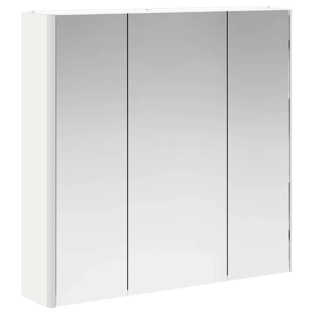 Mobiletto per specchio da bagno Bianco 73.5 x 15.5 x 70 cm